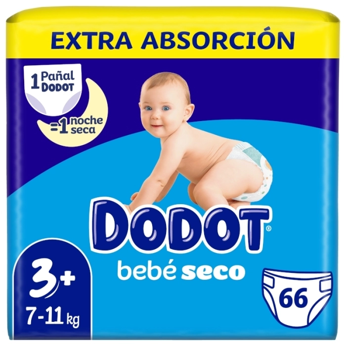 Dodot Bebé Seco T3+ 7-11kg Dodot Bebé Seco T3+ 7-11kg
