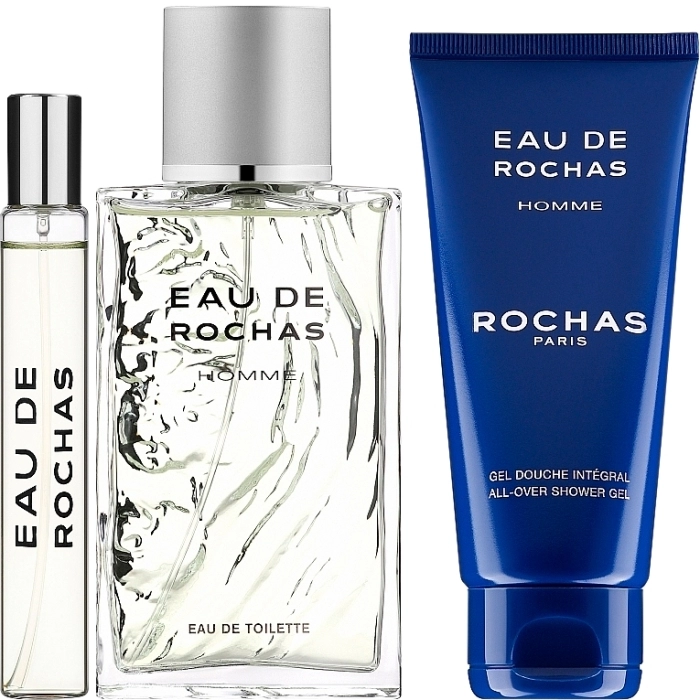 Set Eau de Rochas Homme 100ml + 20ml + Gel de ducha 100ml