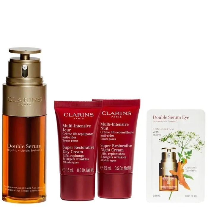 Set Double Serum [Hydric + Lipidic System] 50ml + 3 Productos