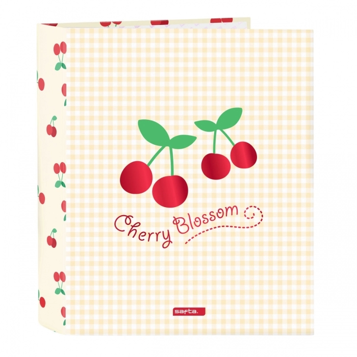 Carpeta de anillas Safta Cherry Beige A4 (27 x 33 x 6 cm)