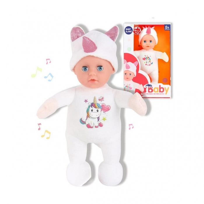 Muñeca bebé Reig 25 cm Unicornio Peluche