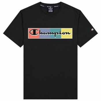 Camiseta de Manga Corta Champion Crewneck Negro