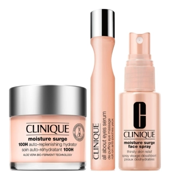 Set Moisture Surge 100 Horas 75ml + All Abput Eyes Serum 15ml +  Spray 30ml