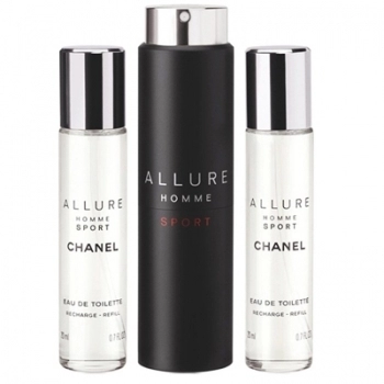 Set Allure Homme Sport 3x 20ml - Recargable