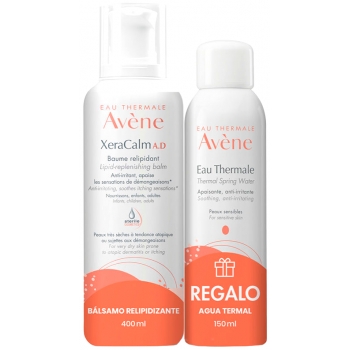 Set XeraCalm A.D Baume Relipidant 400ml + Eau Thermale 150ml