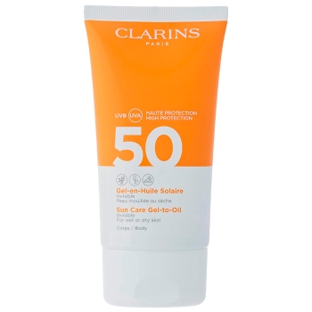 Clarins body sun care gel to oil SPF50