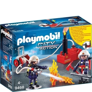 Playmobil City Action Bomberos con Bomba de Agua