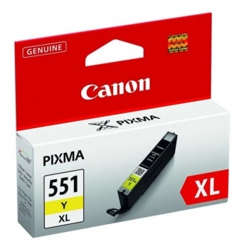 Cartucho de Tinta Compatible Canon CLI-551Y XL IP7250/MG5450 Amarillo