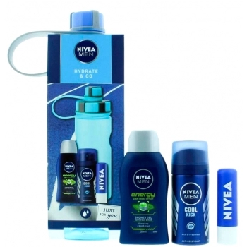 Set Hydrate & Go Energy Shower Gel 50ml + 3 productos