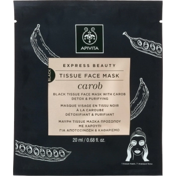 Express Beauty Tissue Face Mask Carob