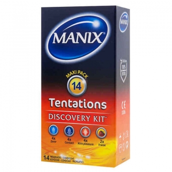 Preservativos Manix Tentations 14 piezas