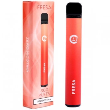 Vaper Sin Nicotina Fresa 800 Caladas