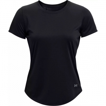 Camiseta de Manga Corta Mujer Under Armour Stride Negro Camiseta de Manga Corta Mujer Under Armour Stride Negro