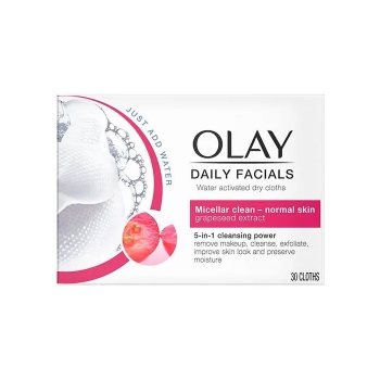 Daily Facials Toallitas Limpiadoras Secas Daily Facials Toallitas Limpiadoras Secas