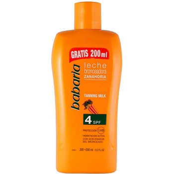 Leche Bronceadora Zanahoria SPF4