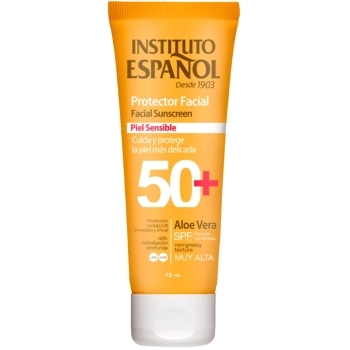 Protector Facial Aloe Vera SPF50+ Piel Sensible 75ml