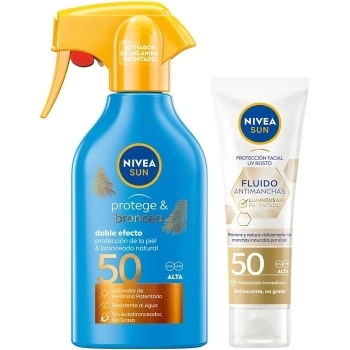 Set Sun Protege & Broncea Doble Efecto Spray Solar SPF50 270ml + Luminous 630º Set Sun Protege & Broncea Doble Efecto Spray Solar SPF50 270ml + Luminous 630º