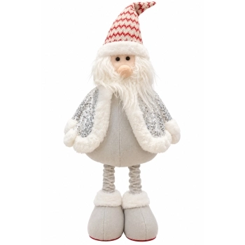 Papá Noel Extensible Plata