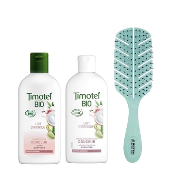 Set  Champú Suavidad 250ml + Acondicionador Suavidad 250ml + Cepillo