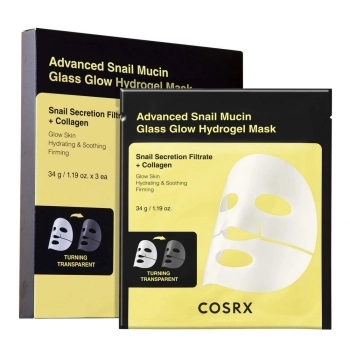 Advanced Snail Mucin Glass Glow Hydrogel Mask
