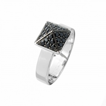 Anillo Mujer Sif Jakobs R1851-1-BK-58 (Talla 18)