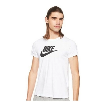 Camiseta de Manga Corta Hombre NSW TEE ESSNTL ICON BV6169  Nike 100 Blanco