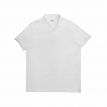 Polo de Manga Corta Hombre Champion Sportswear Blanco Polo de Manga Corta Hombre Champion Sportswear Blanco
