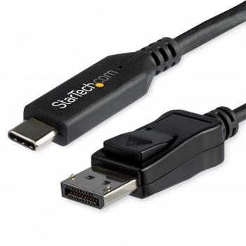 Adaptador USB C a DisplayPort Startech CDP2DP146B           (1,8 m) Negro