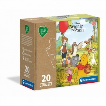 Puzzle Infantil Clementoni Winnie the Pooh (2 x 20 Piezas) Puzzle Infantil Clementoni Winnie the Pooh (2 x 20 Piezas)