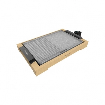 Plancha de Cocina Cecotec Tasty&Grill 2000 Bamboo MixStone 200W