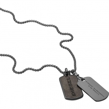 Collar Hombre Diesel DOUBLE DOGTAGS