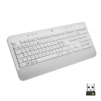 Teclado Logitech Signature K650 Qwerty Español Blanco