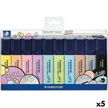 Set de Marcadores Fluorescentes Staedtler Textsurfer Classic Pastel & Vintage Pa