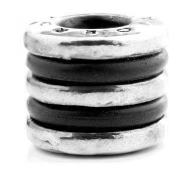 Abalorio Mujer Viceroy VMM0225-15 Plateado Negro (1 cm) Abalorio Mujer Viceroy VMM0225-15 Plateado Negro (1 cm)