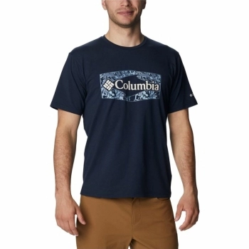 Camiseta de Manga Corta Hombre Columbia Sun Trek™ Graphic  Azul Multicolor