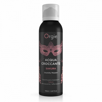 Aceite de Masaje Erótico  Acqua Croccante Orgie  Sakura 150 ml