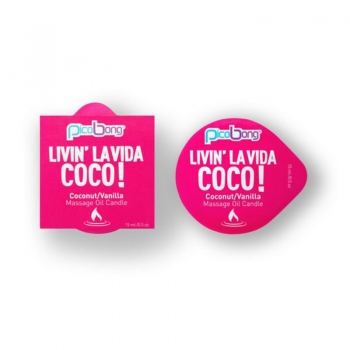 Vela de Aceite de Masaje Coco y Vainilla PicoBong 7038