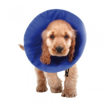 Collar Isabelino para Perros KVP EZ Soft Azul (30-50 cm)