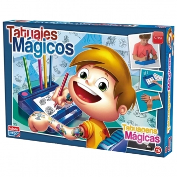 Juego de Manualidades TATUAJES MAGICOS Falomir Azul