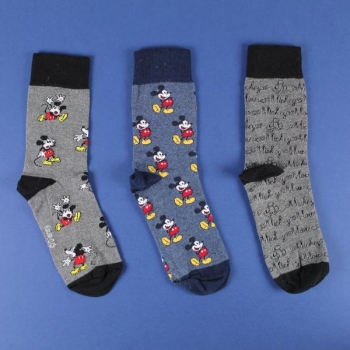 Calcetines Mickey Mouse (3 uds) (40-46)