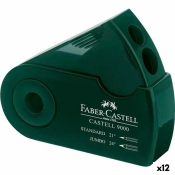 Sacapuntas Faber-Castell 9000 Verde (12 Unidades)
