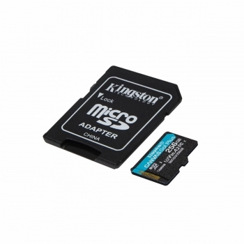 Tarjeta de Memoria Micro SD con Adaptador Kingston SDCG3/256GB          256 GB U
