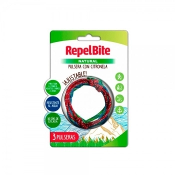 Repelbite Natural Pulsera de Cuerda con Citronela 3uds Repelbite Natural Pulsera de Cuerda con Citronela 3uds