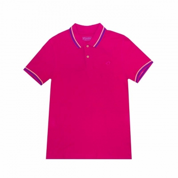 Polo de Manga Corta Hombre Lotto Reed Fucsia Polo de Manga Corta Hombre Lotto Reed Fucsia