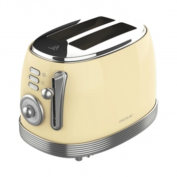 Tostadora Cecotec Vintage 800 Light Yellow 850 W