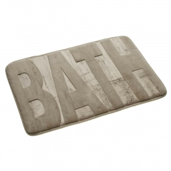 Alfombra de baño Versa Bath Beige Algodón (40 x 60 cm)