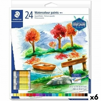 Set de Pinturas Acuarela Staedtler Design Journey (12 ml) (6 Unidades)