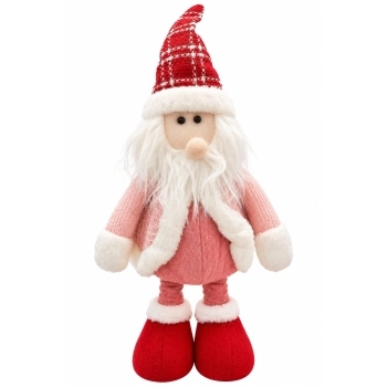 Papá Noel Extensible Rosa