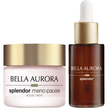 Set Splendor Menopause Noche Crema Anti-Edad Noche 50ml + Serum Iluminador 30ml