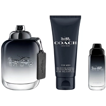 Set Coach For Men 100ml + 15ml + Shower Gel 100ml